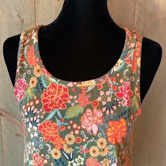 Matilda Jane Open Orchards floral tank with sheer back Size Small - Picture 7 of 11
